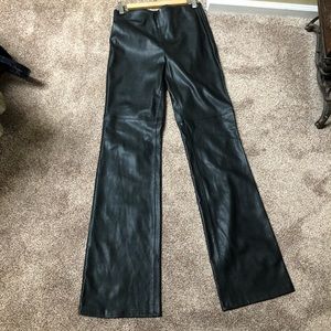 Zara Faux Leather Pants - SZ L